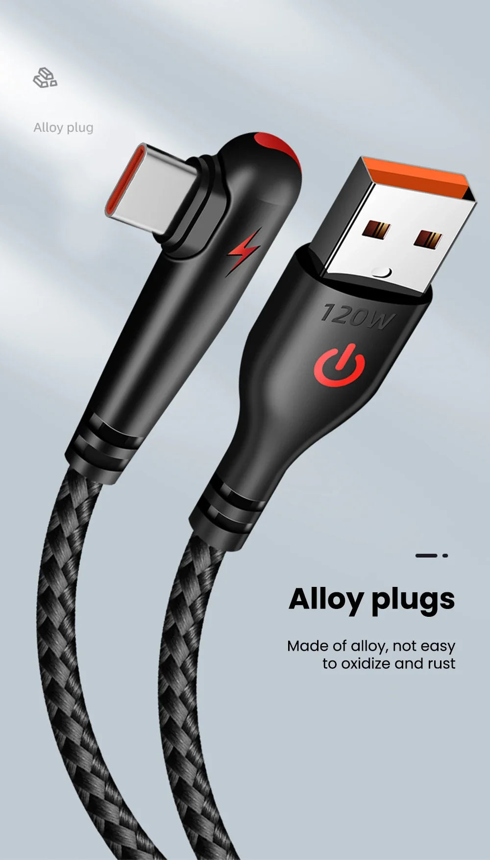 Skyline Fast Charging 120W Type C cable